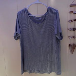 too big on me, i’m wheeling to negotiate pricing. such a cute simple top!